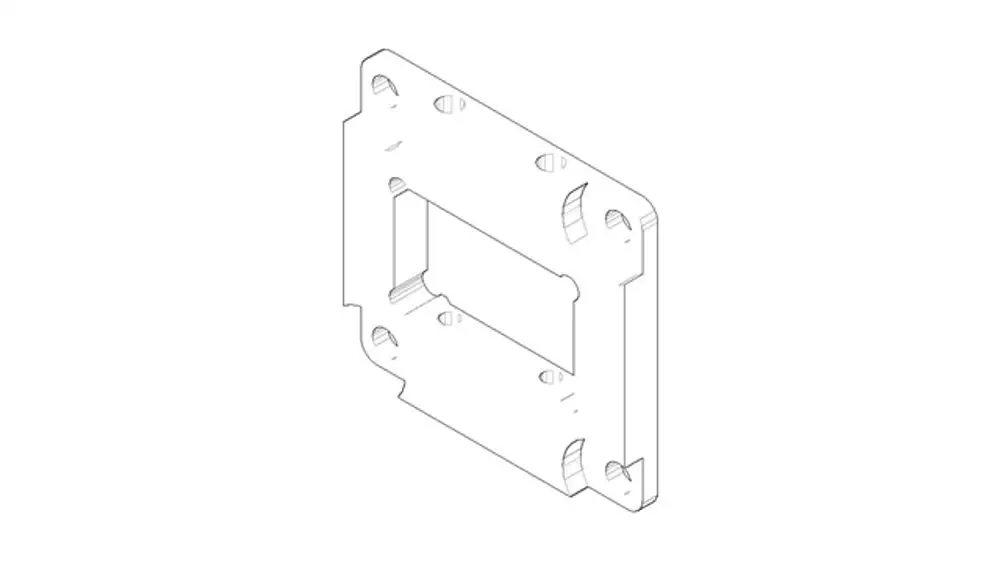 DORNBRACHT Anschluss ERSATZTEILE 093011160 55 x 55 x 6,5 mm, 09301116090 Galeriebild 1